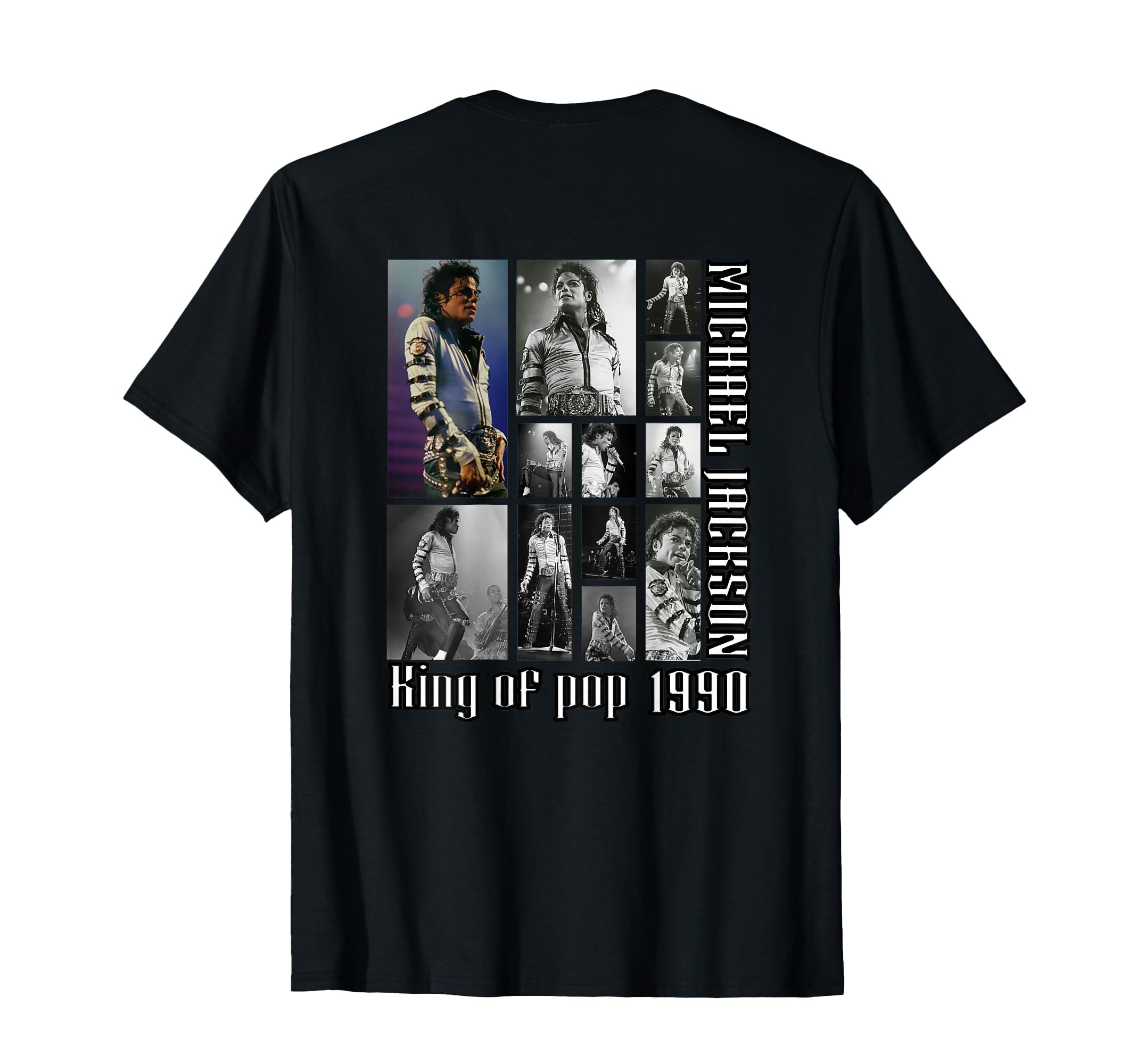 Amazon | マイケルジャクソン 078 バックプリント Tシャツ | Tシャツ